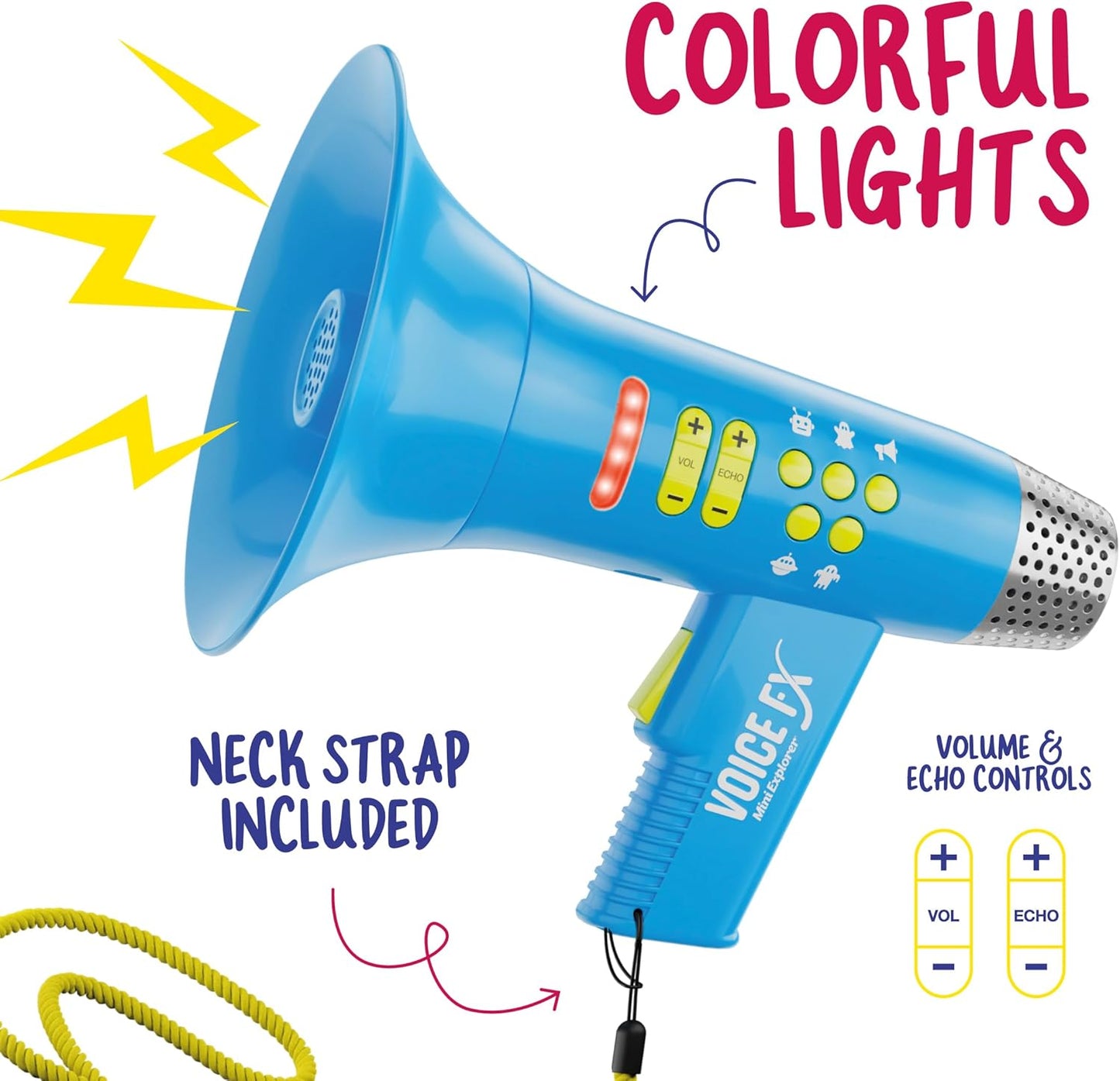 Mini Explorer Voice Changer for Kids - Gifts for Kids - Voice Changing Device for Boys & Girls Ages 3-8+ Olds Birthday Gifts for 3, 4, 5, 7, 8 Year Old Boy - Toys Gift Ideas for Kid, Toddler