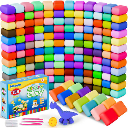 Ixiaoyoo Air Dry Clay, 30 Colors Modeling Clay for Kids, DIY Model Toys with Sculpting Tools, Soft & Non-Sticky, Home Party Favors, Birthday & Christmas Gifts for Age 3-12 Years Old Boys Girls Kids