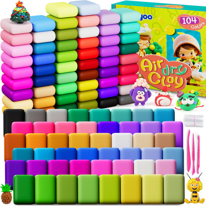Ixiaoyoo Air Dry Clay, 30 Colors Modeling Clay for Kids, DIY Model Toys with Sculpting Tools, Soft & Non-Sticky, Home Party Favors, Birthday & Christmas Gifts for Age 3-12 Years Old Boys Girls Kids