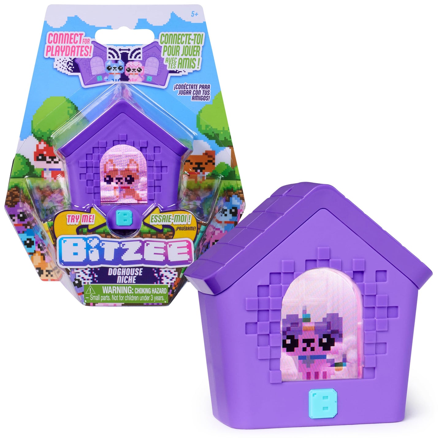 BITZEE with 30 Interactive Characters Inside, Digital Pet Reacts to Swipes, Tilts & Taps, Toys for Kids