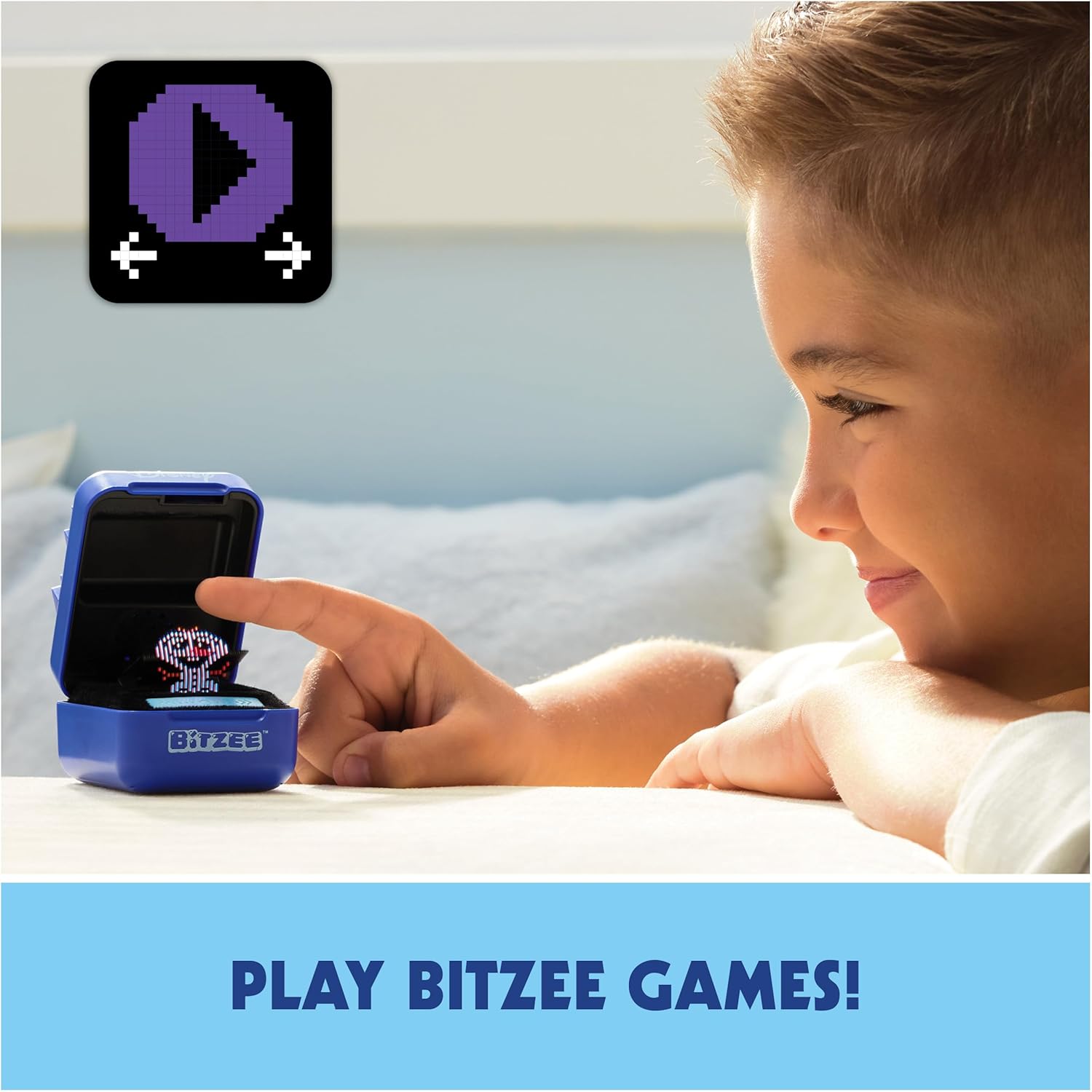 BITZEE with 30 Interactive Characters Inside, Digital Pet Reacts to Swipes, Tilts & Taps, Toys for Kids